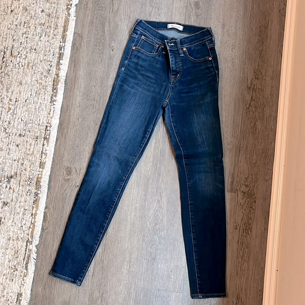 Madewell high rise skinny jeans